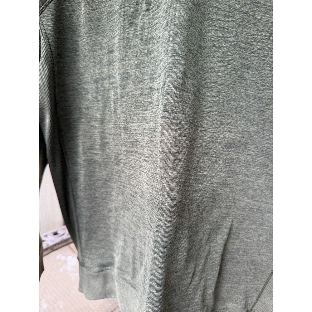 Under Armour ColdGear Men's 2XL Big & Tall Green 1/4 Zip Mock Neck Pullover - Picture 3 of 10